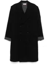 Martine Rose Double-breasted Long Coat In Black
