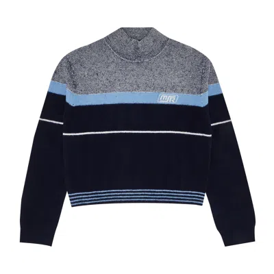 Pre-owned Martine Rose Pilling Jumper 'navy Blue' | Men's Size S