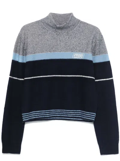 Martine Rose Pilling Sweater In Blue