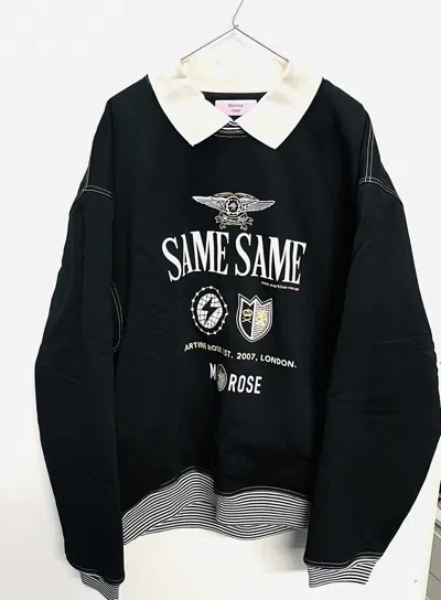 Pre-owned Martine Rose Polo Neck Crew Black