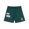 Martine Rose Football Track Shorts In Green