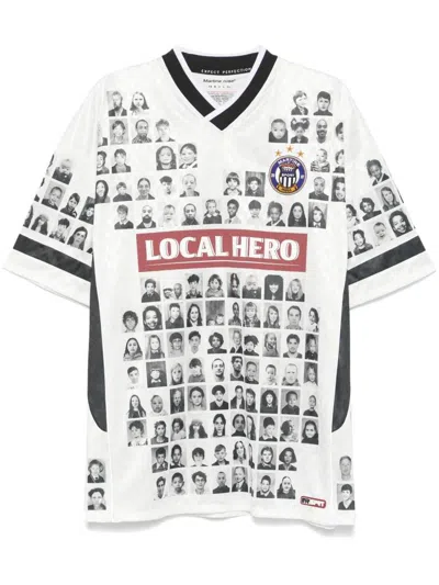 Martine Rose Printed Jersey In White