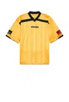 Martine Rose Yellow Printed Rugby T-shirt In Orange