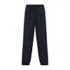Martine Rose Track Pants With Check Pattern And Cuffed Hem In Black
