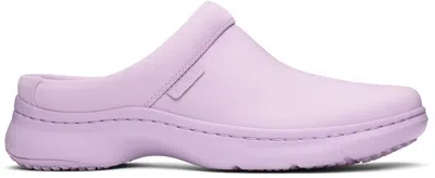 Martine Rose Purple Clarks Edition 2 Clogs In Lilac Textile