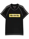 Martine Rose Women Raglan Shrunken T-shirt In Black