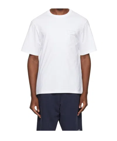 Martine Rose Reflective-logo Cotton T-shirt In White