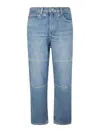Martine Rose Reversible Camouflage-print Jeans In Blue