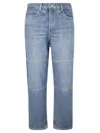 Martine Rose Reversible Camouflage-print Jeans In Blue Camo