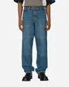 Martine Rose Reversible Camo Jeans In Blue