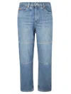 Martine Rose Reversible Camouflage-print Jeans In Blue