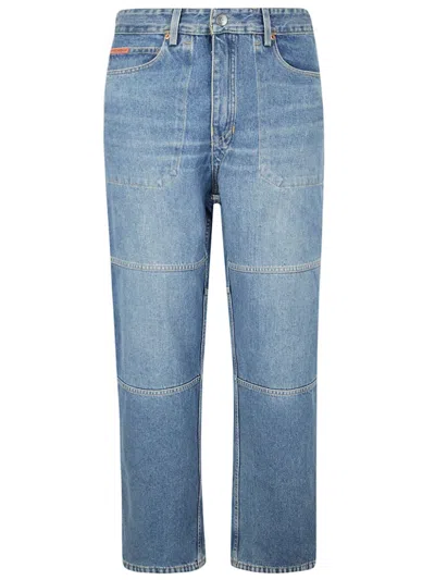 MARTINE ROSE REVERSIBLE CAMOUFLAGE-PRINT JEANS