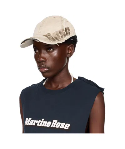 Martine Rose Roll Back Baseball Cap In Pink