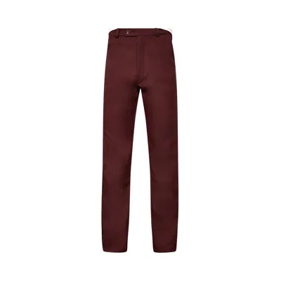 Pre-owned Martine Rose Rolled Waistband Tailored Trouser 'burgundy' | Men's Size 50