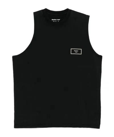 Martine Rose Round-neck Vest In Black