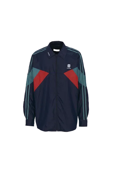 MARTINE ROSE MARTINE ROSE SHIRT TRACK JACKET BLUE