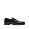 Martine Rose Leather Loafers With Square Toe In Black