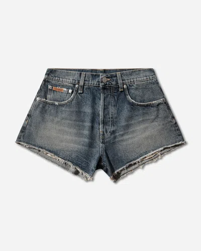 Martine Rose Short Shorts In Blue