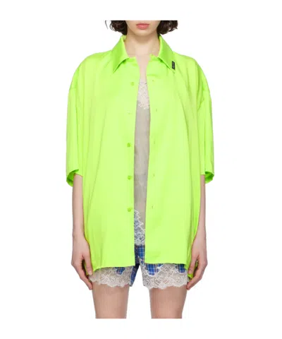 Martine Rose Short-sleeve Shirt In Green
