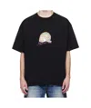 Martine Rose Black Ss Oversized T-shirt In Black
