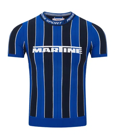 Martine Rose Short-sleeved T-shirt In Blue