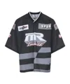 Martine Rose Oversized Hockey T-shirt Graphic Print In Gray