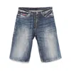 Martine Rose Baggy Denim Shorts In Blue
