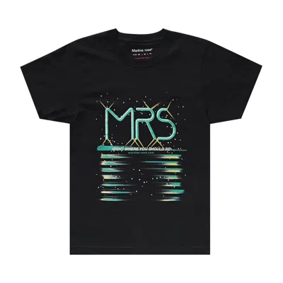 Pre-owned Martine Rose Shrunken Graphic Tee 'black' | Men's Size Xs