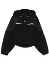 Martine Rose Black Shrunken Sports Jacket In Black