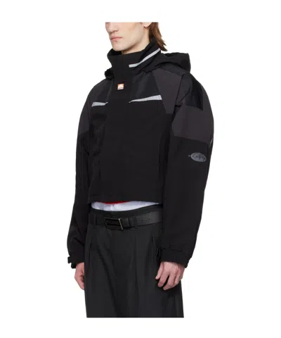 Martine Rose Shrunken Sports Jacket In Black