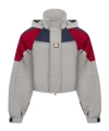 Martine Rose Shrunken Sports Jacket In Gray