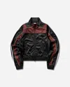 Martine Rose Shrunken Tech Jacket Contrast Trim Design In Black