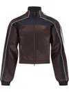 Martine Rose Men Shrunken Track Jacket In Brown