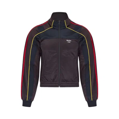 Pre-owned Martine Rose Shrunken Track Jacket 'brown/black' | Men's Size M