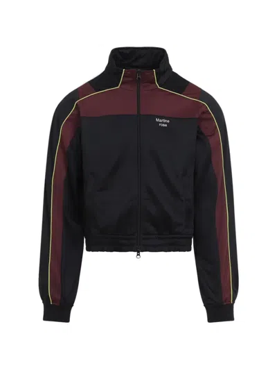 MARTINE ROSE SHRUNKEN ZIP-UP TRACK JACKET