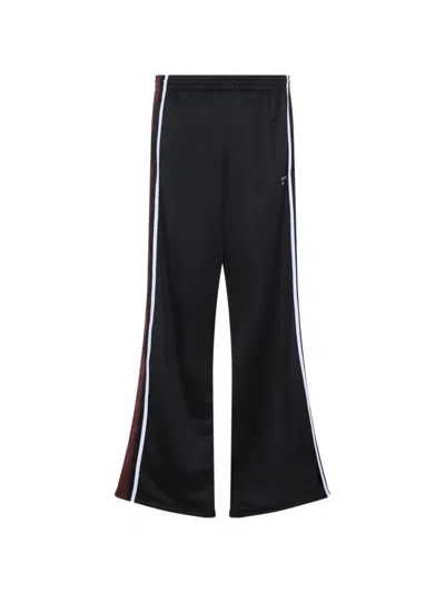 Martine Rose Wide Leg Trackpants Stripe Detail In Blue