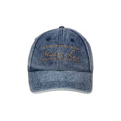 Pre-owned Martine Rose Signature Cap 'blue' | Men's Size Onesize