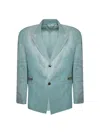 Martine Rose Single Breasted Jacket In Green