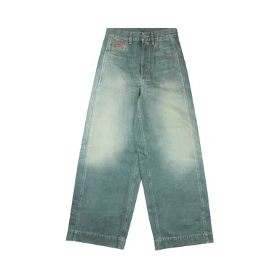 Pre-owned Martine Rose Sports Jean 'blue/dirty Yellow'