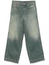 Martine Rose Sports Jeans In Blue
