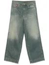 Martine Rose Sports Jeans In Blue