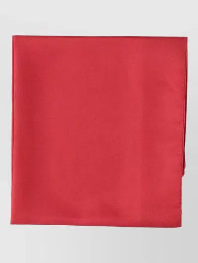 Martine Rose Square Scarf Bold Text Logo Detail In Red