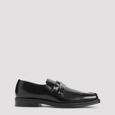 Martine Rose Patent-leather Loafers In Black