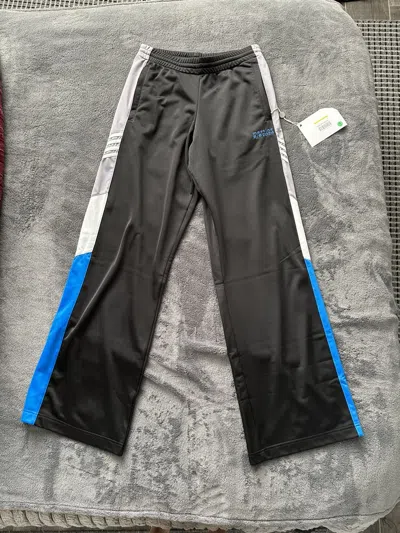 Pre-owned Martine Rose Ss24 Wide Leg Track Pants In Black