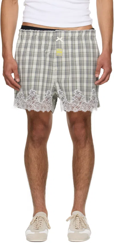 Martine Rose Ssense Exclusive Gray French Knickers Shorts