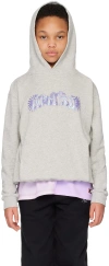 Martine Rose Ssense Exclusive Kids Gray Classic Hoodie In Grey Marl / Megatrip