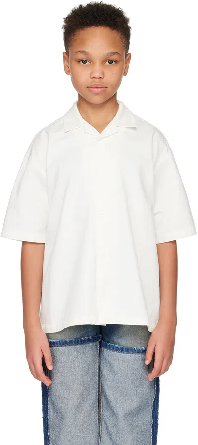 Martine Rose Ssense Exclusive Kids Off-white Shirt In Off White / Festival