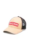 Martine Rose Straw Cap In Nude