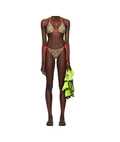 Martine Rose Stretch Nylon Knit Bikini Top