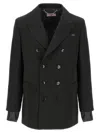 Martine Rose Striped Blazer Buttoned Cuffs In Black
